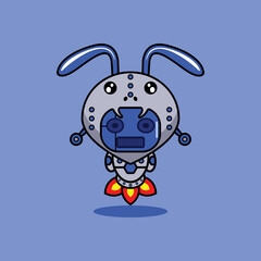 vector illustration of cartoon character mascot costume animal rocket cute robot ant