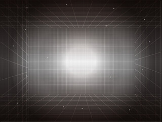 Cyberspace (monochrome)