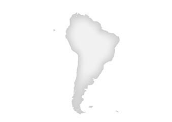 南アメリカ（ぷっくり膨らみ）