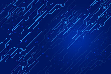 Microchip background vector illustration. Vector wallpaper