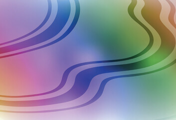 Light Multicolor vector abstract blurred background.