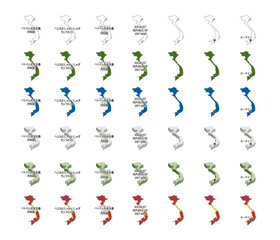 ベトナム（アジア）イラストセット