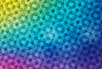 Light Multicolor vector layout with circle shapes.