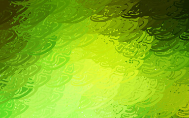 Light Green, Yellow vector background with abstract polygonals.