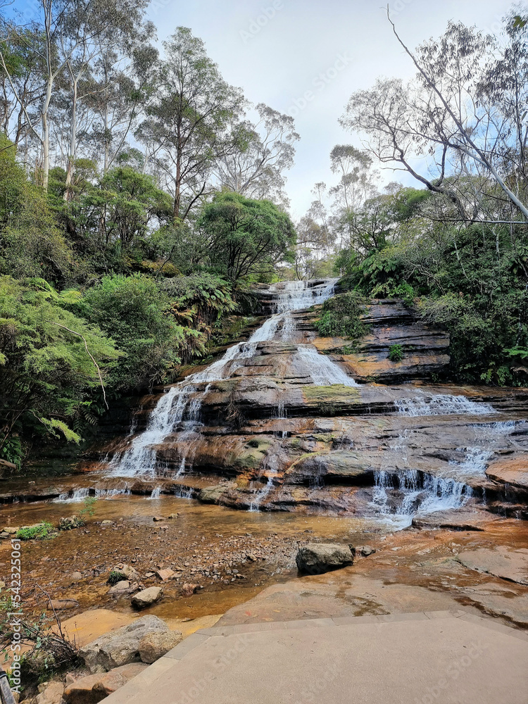 Wall mural Katoomba Cascade in the Blue Mountains New South Wales Australia