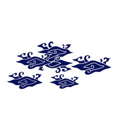 mega cloudy batik pattern