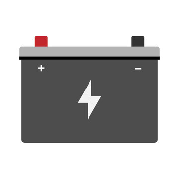 accu battery electric charger isolated on white