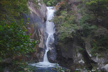 Fototapeta na wymiar 昇仙峡・仙娥滝の風景