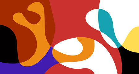 Abstract liquid shape. Fluid geometric design. Isolated gradient waves with geometric lines, dots, batik Indonesia pattern. Vector illustration.