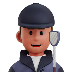 Horseman Player 3D Avatar