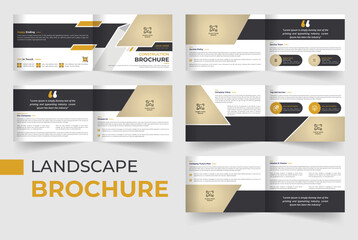 construction 10-page landscape brochure template