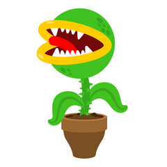 Carnivorous Plant PNG Format With Transparent Background © FITRIAH