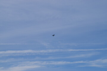 flying in the sky