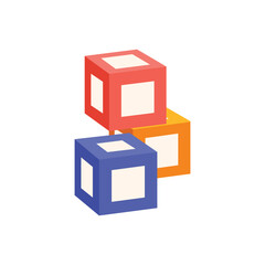 ABC flat icon vector illustration on white background