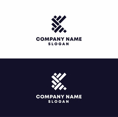 Obraz premium the letters K. vector logo monogram alphabet minimalist design 