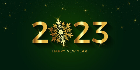 Fototapeta na wymiar Happy New Year 2023 marijuana snowflake