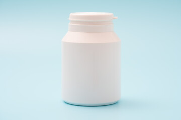 Plastic packaging for household chemicals and cosmetics with space for text