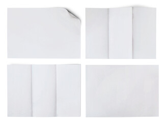Collection of various blank letterhead white paper