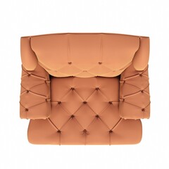 armchair isolated on white background, interior furniture, , 3D illustration, cg render