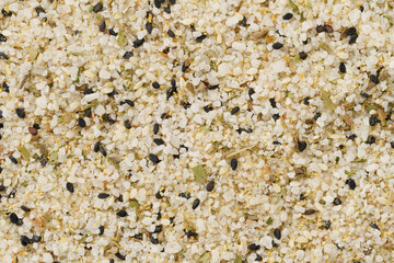 seasoning background close-up