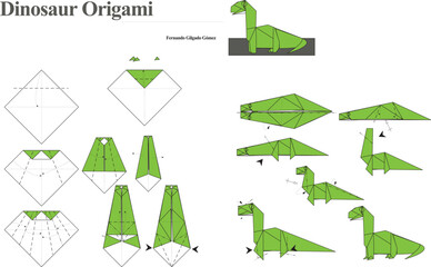 Step by step instructions how to make origami