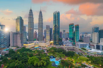 Vlies Fototapete Kuala Lumpur Skyline der Innenstadt von Kuala Lumpur, Stadtbild von Malaysia