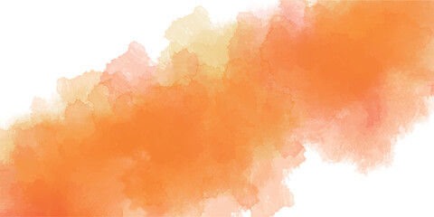 Obraz premium 水彩テクスチャの背景素材 秋イメージ 横長
