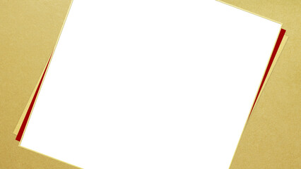 Background composed of gold leaf and squares