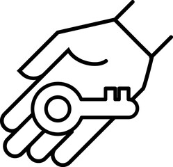 Obraz premium Key. Rent, buy house