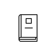 Book theme icon suitable for web, application or additional components for your project