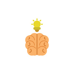 Brain theme icon suitable for web, application or additional components for your project
