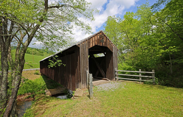 Locust Creek covered bridge - West Virginia © jerzy