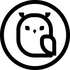 Owl bird symbol