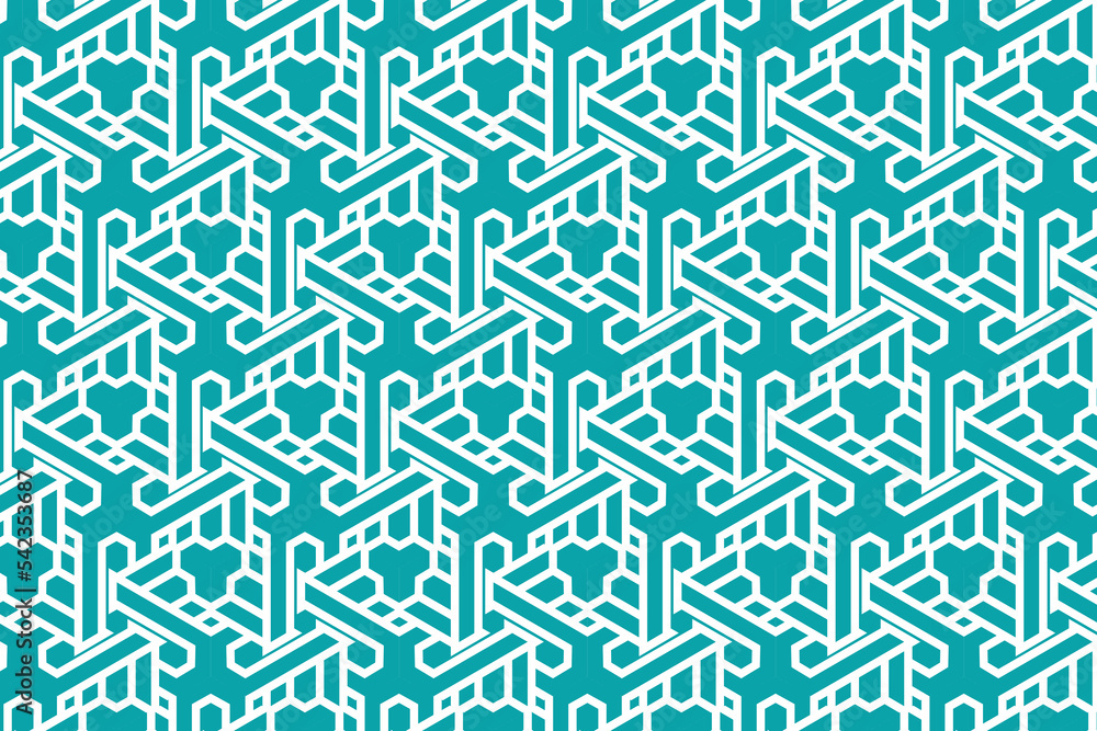 Poster blue, vector pattern with colorful hexagons. pattern for ads, leaflets. blue grid background. hexago