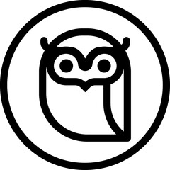 Owl bird symbol