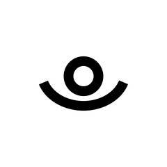 Outline eye icons. Open and closed eyes images, sleeping eye shapes with eyelash, vector supervision and searching signs, eye icon set. vision icon, see view icons, eyesight symbol, look sign