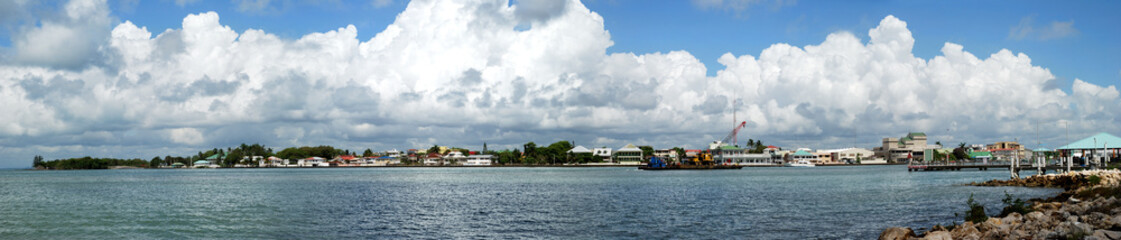 Belize City Bay Panoramic View
