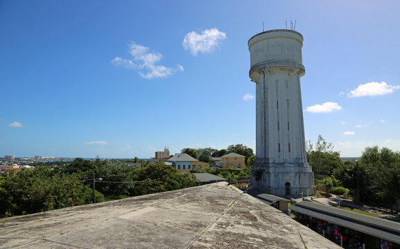 The water tower behind Fort Fincastle - Nassau, The Bahamas
