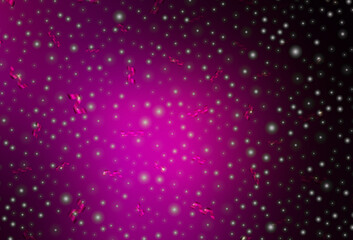 Dark Pink vector texture in birthday style.