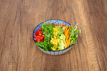 Panini pizze e insalate della cucina italiana