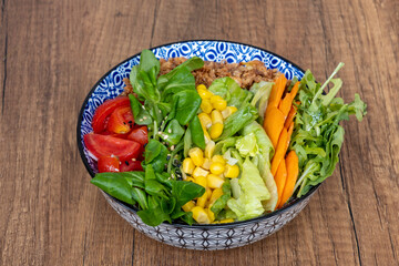 Panini pizze e insalate della cucina italiana