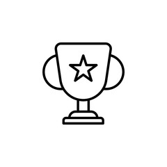 Trophy Podium theme icon suitable for web, application or additional components for your project