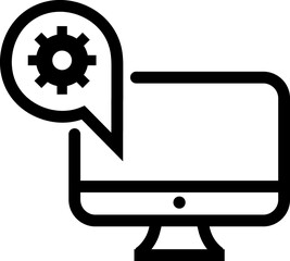 Computer, monitor, screen, pc icon