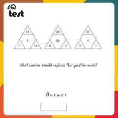 Practice Questions Worksheet for Education and IQ Test. Intelligence questions, Find next - puzzle questions