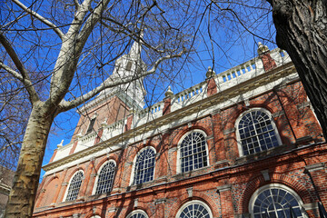 Christ Church between trees - Philadelphia