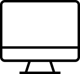 Computer, monitor, screen, pc linear icon