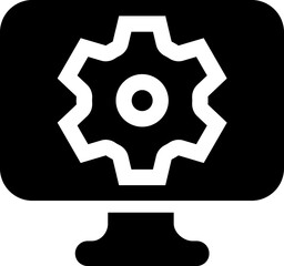 Computer Service glyph sign