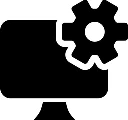 Computer Service glyph sign