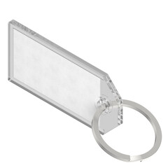 3d rendering illustration of an heavy duty key tag