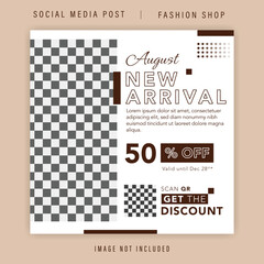 Urban Young Modern Style Fashion Sale Social Media Post Instagram Template